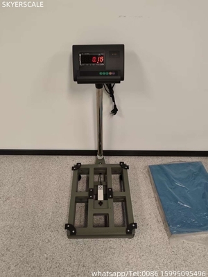 Karbon Çelik Endüstriyel Sınıf Platformu Seti Bench Scale 500kg Paslanmaz Çelik Kapak Plağı ile