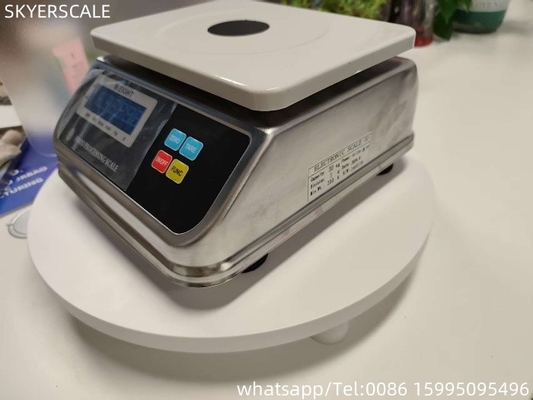 15KG Paslanmaz Çelik Dijital Su geçirmez Elektronik Ağırlık Ölçeği IP68