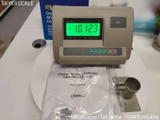 XK3190-A12 Dijital tartma platformları ölçeği için LCD ağırlık göstergesi