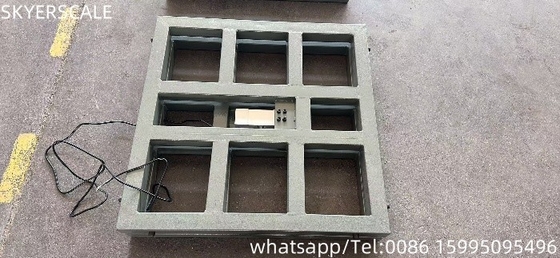 Endüstriyel uygulamalar için ideal olan 800x800 mm bant tartıları