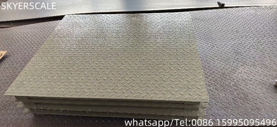 Endüstriyel zemin ağırlıkları 1.2x2m 3000 kg nominal yük ve LED / LCD ekranla