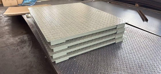 Endüstriyel zemin ağırlıkları 1.2x2m 3000 kg nominal yük ve LED / LCD ekranla