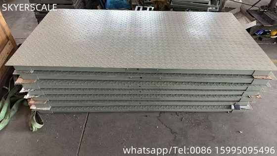 Endüstriyel zemin ağırlıkları 1.2x2m 3000 kg nominal yük ve LED / LCD ekranla