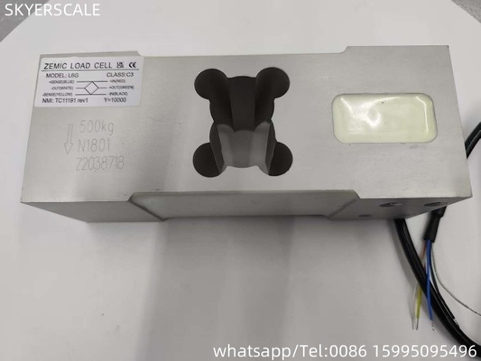 ZEMIC Alüminyum IP65 Tek Noktalı L6G 100kg ~ 500kg Yük Hücresi Sensörü