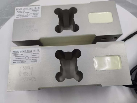 ZEMIC Alüminyum IP65 Tek Noktalı L6G 100kg ~ 500kg Yük Hücresi Sensörü