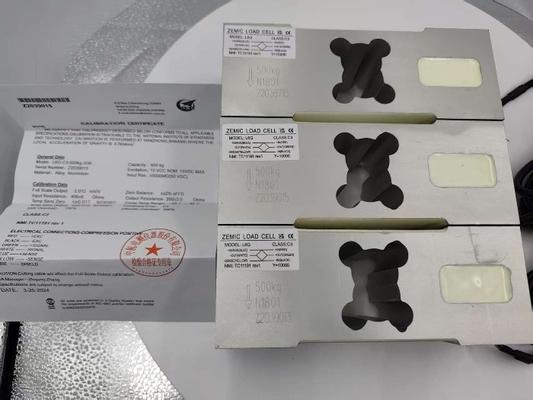 ZEMIC Alüminyum IP65 Tek Noktalı L6G 100kg ~ 500kg Yük Hücresi Sensörü