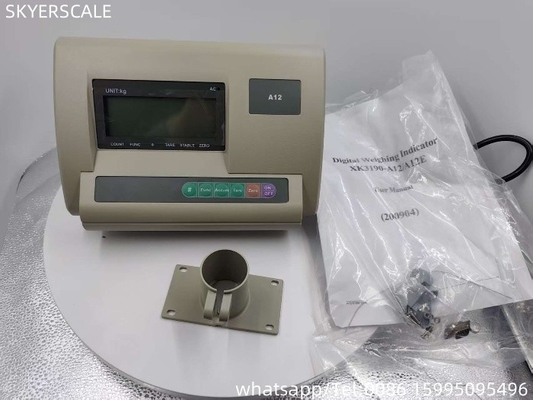 Elektronik Ölçek Göstergesi XK3190 A12 LCD Ağırlık Göstergesi