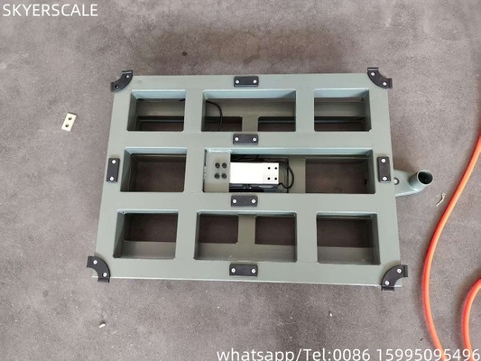 Dijital Karbon Çelik 50x50xm 500kg Platform Ölçeği A12E Ağırlık Göstergesi ile Masaüstü Ölçeği