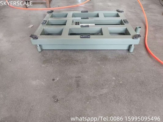 Dijital Karbon Çelik 50x50xm 500kg Platform Ölçeği A12E Ağırlık Göstergesi ile Masaüstü Ölçeği