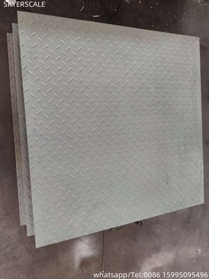Endüstriyel Karbon Çelik Ağırlıkları 1.4x1.4m 5t Elektronik Zemin Ölçeği