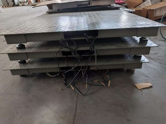 Endüstriyel Karbon Çelik Ağırlıkları 1.4x1.4m 5t Elektronik Zemin Ölçeği