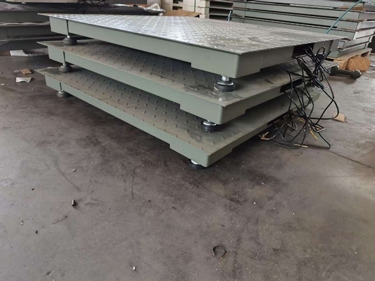 Endüstriyel Karbon Çelik Ağırlıkları 1.4x1.4m 5t Elektronik Zemin Ölçeği