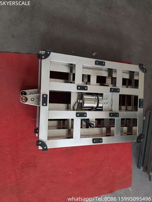 304 paslanmaz çelik endüstriyel 500kg ağır yüklü elektronik bank ölçeği platform ölçeği