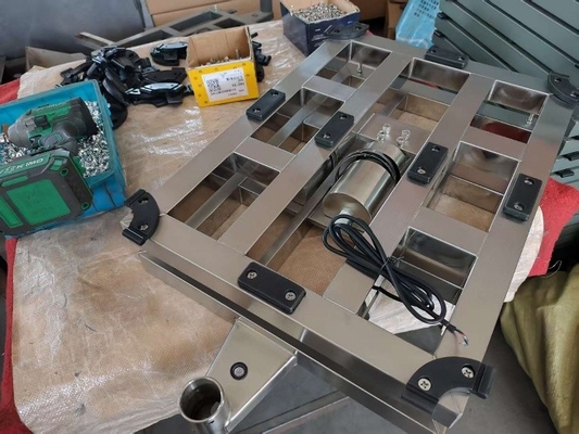 304 Paslanmaz Çelik 80x80cm Bench Scale Inox Heavy Duty Platform Scale 800kg