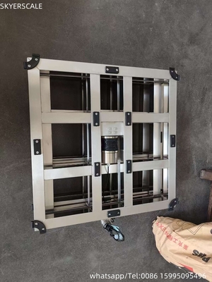 304 Paslanmaz Çelik Bench Scale 600x600mm 600kg Dijital Elektronik Platform Scale