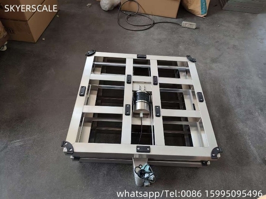 304 Paslanmaz Çelik 500x500mm 500kg Platformlu Dijital Bench Ölçeği Çerçeve