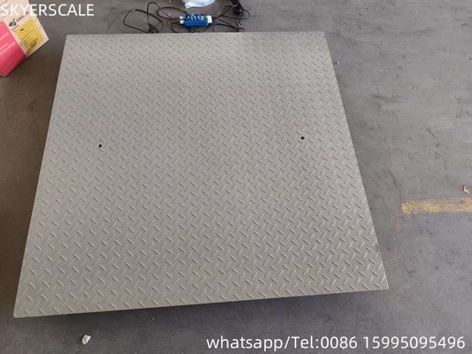 0.9x1.5m 2t Platform Ölçeği Karbon Çelik Elektronik Tartım Ölçeği Dijital Yer Ölçeği Endüstriyel