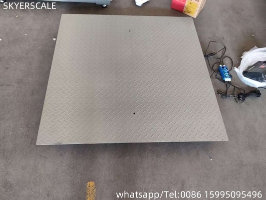 0.9x1.5m 2t Platform Ölçeği Karbon Çelik Elektronik Tartım Ölçeği Dijital Yer Ölçeği Endüstriyel