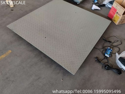 0.9x1.5m 2t Platform Ölçeği Karbon Çelik Elektronik Tartım Ölçeği Dijital Yer Ölçeği Endüstriyel