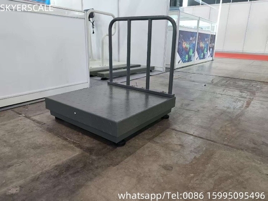Dijital Karbon Çelik 500x500mm 300kg Platform Ölçeği Çek Plaka ve Arkaplanla