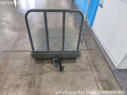 Dijital Karbon Çelik 500x500mm 300kg Platform Ölçeği Çek Plaka ve Arkaplanla