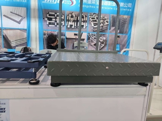 50x60cm Bench Scale Karbon çelik malzemesi + kareli plaka Panel Denge 300 kg için elektronik ölçek
