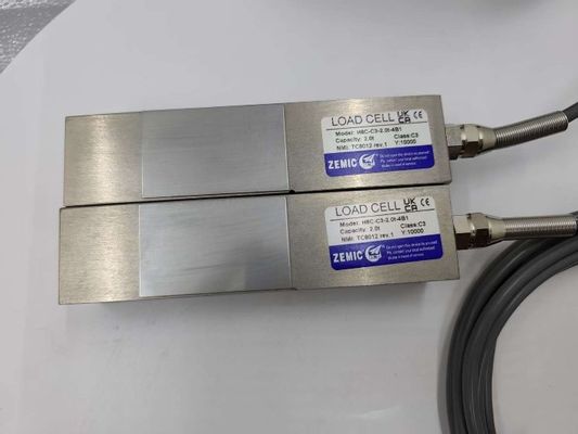 Ağırlık 2 Ton Zemic H8C C3 Sınıfı Kesme Çaplı Yük Hücreleri