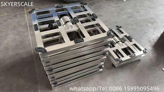 304 Paslanmaz çelik Yüksek hassasiyet 450*600mm Aralık 300KG Elektronik ağırlık ölçeği