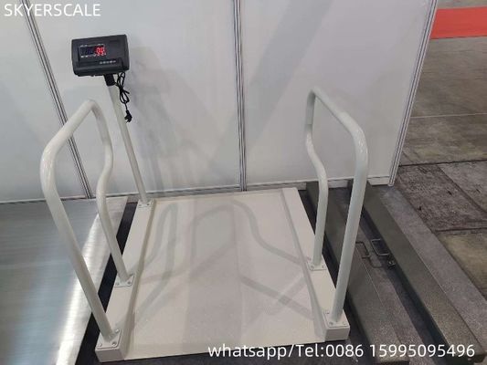 Tıbbi Tekerlekli Sandalye Ölçeği Hastane Diyaliz Odası Rehabilitasyon Odası Ağırlık Ölçeği İsteğe bağlı RS232 Bluetooth ile
