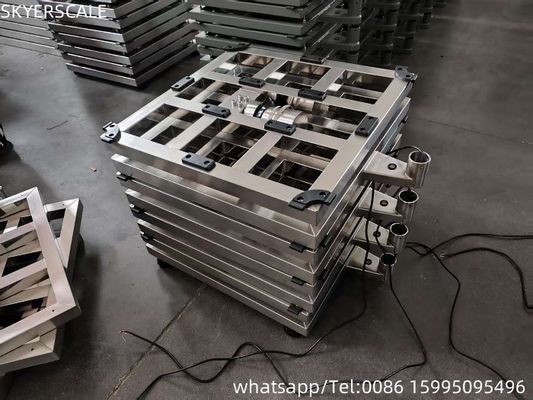 304 Paslanmaz çelik sandalye ölçeği600 * 800 mm 300kg Ağırlık ölçeği ve Su geçirmez platform ölçeği
