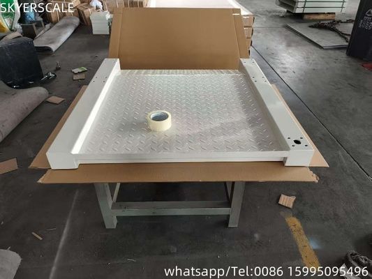 Elektronik Dijital Alçak Profil 3 Ton Ağır Görevli Zemin Sandalye Tekerlek Ölçeği
