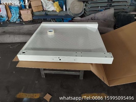 Elektronik Dijital Alçak Profil 3 Ton Ağır Görevli Zemin Sandalye Tekerlek Ölçeği