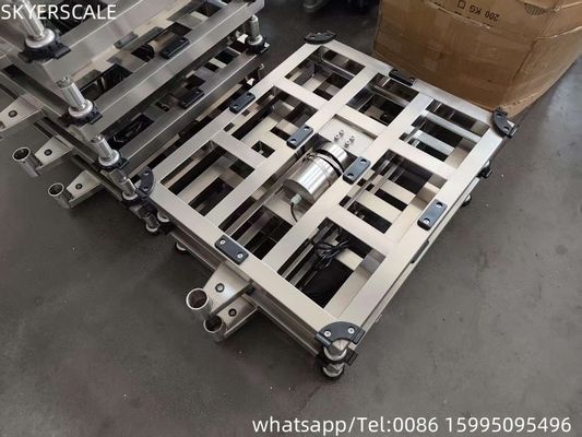 Dijital Bench Ölçeği su geçirmez Paslanmaz Çelik 500x600mm 500kg Ağırlık Baskı Ölçeği LED Elektronik Gösterge