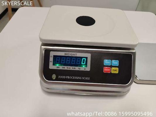 Elektronik IP68 D6 serisi Paslanmaz Çelik Su geçirmez Ağırlık Ölçeği Masaüstü Üst Dijital Ağırlık Ölçeği