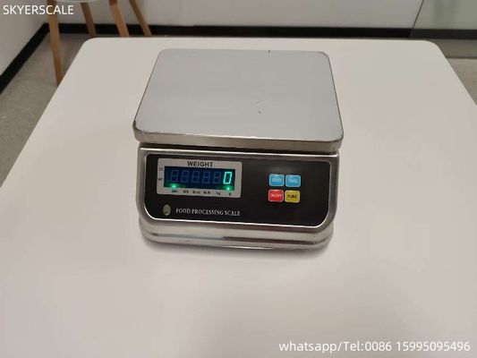 Elektronik IP68 D6 serisi Paslanmaz Çelik Su geçirmez Ağırlık Ölçeği Masaüstü Üst Dijital Ağırlık Ölçeği