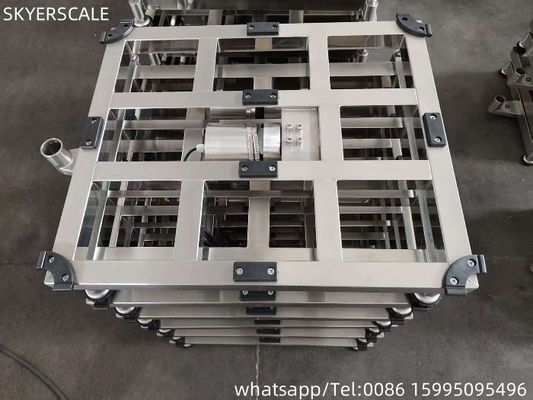 Paslanmaz çelik özelleştirilebilir platform bank ölçeği 700x800mm 800kg Endüstriyel Elektronik