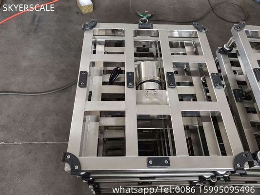 Paslanmaz çelik özelleştirilebilir platform bank ölçeği 700x800mm 800kg Endüstriyel Elektronik