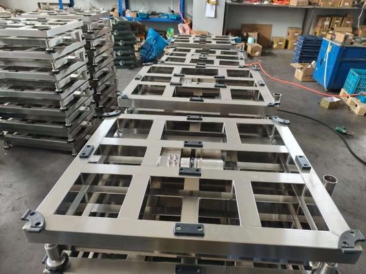 Paslanmaz çelik özelleştirilebilir platform bank ölçeği 700x800mm 800kg Endüstriyel Elektronik