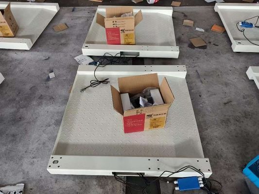 Carbon Steel / Q235B 0.8x1m Balance  1 Ton Ground Electronic Floor Balance Industrial Weighing Floor Scale