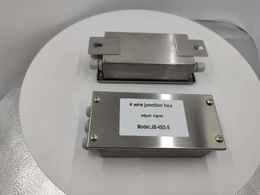 4 Kanallı IP67 Su geçirmez Elektrik Değiştiricisi 4 Hatlı Paslanmaz Çelik Yük Hücresine Bağlantı Kutusu Ölçekler İçin