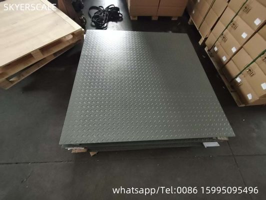 Elektronik Ağır Hizmet Tipi Tartı Kantarı 0.8x1.2m 3 Ton Endüstriyel Kullanım İçin Zemin Kantarı