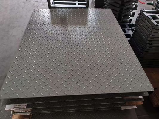 Elektronik Ağır Hizmet Tipi Tartı Kantarı 0.8x1.2m 3 Ton Endüstriyel Kullanım İçin Zemin Kantarı
