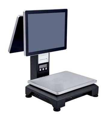 Tartım fonksiyonlu 15.1 inç LCD dokunmatik ekranlı bilgisayar kasası