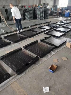 Tek Masa 1.2x1.2m-3t Çukursuz Dijital Tartı Elektronik Platform Zemin Kantarı