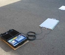 LCD Ekranlı 15T Alüminyum Araç Tartı Dingil Pedi Terazileri