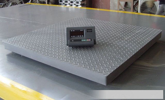 Kontrol Plakası Platform ölçeği 1200 × 1500mm 3 Ton 5t Zemin Tartı Terazileri