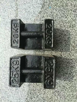 M1 Sınıfı 2kg Dökme Demir Kalibrasyon Ağırlıkları, Asansör Test Ağırlığı